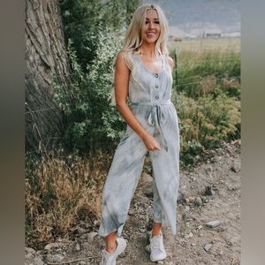 Nanamac’s Hem & Thread Blue Tie Dye Jumpsuit